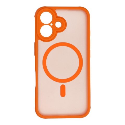 Etui na iPhone 16 Full Matte Mag Cover zgodne z MagSafe pomarańczowe
