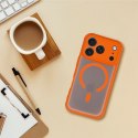 Etui na iPhone 16 Full Matte Mag Cover zgodne z MagSafe pomarańczowe