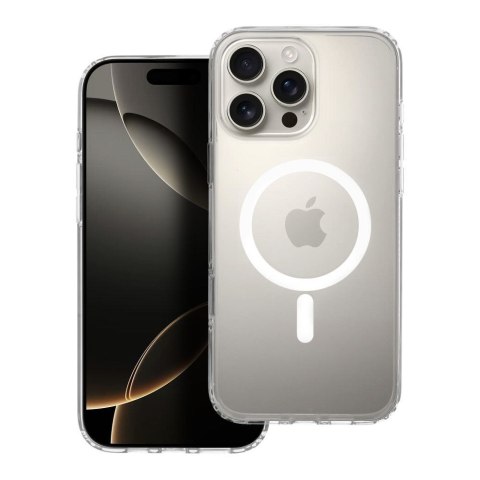Etui na iPhone 16 PRO MAX Clear Mag Cover Elite (Str / NIEŻÓŁKNĄCY / Camera Control Button) zgodne z MagSafe transparentne