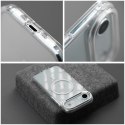 Etui na iPhone 17 Frame Clear Hybrid Mag Cover zgodny z MagSafe transparentne