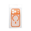 Etui na iPhone 17 Pro Max / 18 Pro Max (low camera edge) Full Matte Mag Cover zgodne z MagSafe pomarańczowe