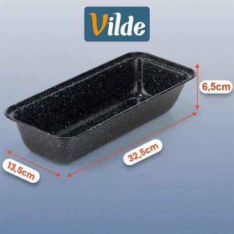 Forma Keksówka VILDE 32,5 cm Granitowa do Chleba Pasztetu Babki