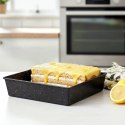 Forma Kwadratowa do Pieczenia 24 cm Stal Granitowa Nieprzywierająca