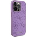 GUESS futerał do IPHONE 15 Pro Max GUHCP15XP4EPMU (Quilted 4G Classic) jasny fiolet