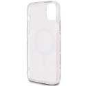 GUESS futerał do IPHONE 15 kompatybilny z MagSafe GUHMP15SHGCUSTGP (IML GCUBE) różowy
