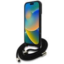 GUESS futerał do IPHONE 16 GUHCP16SP4GMGCRW (CBDY PU 4G Big Logo W/Cord Strap) brązowy