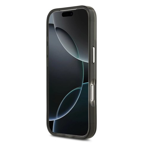 GUESS futerał do IPHONE 17 Pro kompatybilny z MagSafe GUHMP17LHGTMLCGK (IML Gradient W/ Triangle Logo) czarny