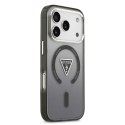 GUESS futerał do IPHONE 17 Pro kompatybilny z MagSafe GUHMP17LHGTMLCGK (IML Gradient W/ Triangle Logo) czarny