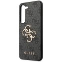 GUESS futerał do SAMSUNG S24 Plus GUHCS24M4GMGGR (Leather 4G Metal Logo) czarny
