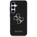 GUESS futerał do SAMSUNG S25 GUHCS25SPGT4MBK (PU Grained Big 4G and Classic Logo) czarny