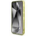 GUESS futerał do SAMSUNG S25 GUHMS25SHG4PRTGW (Magnetic IML Metal Glitter 4G Circle Triangle) brązowy