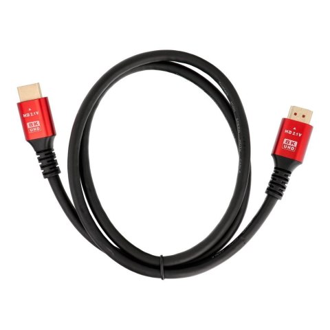 Kabel HDMI 2.1 8K 60Hz / 4K 120Hz - Ultra High Speed, HDR, eARC, VRR, 48Gbps 5 m czarny
