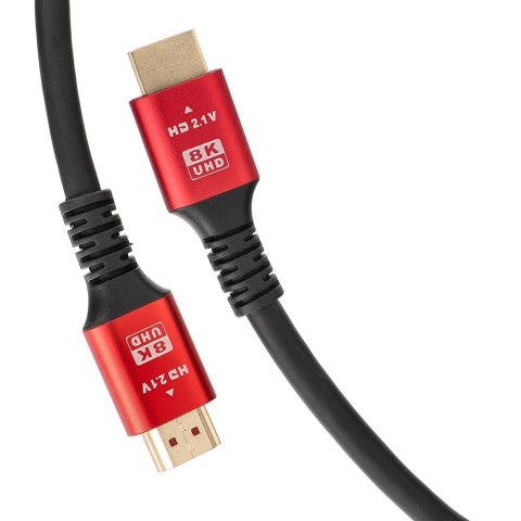 Kabel HDMI 2.1 8K 60Hz / 4K 120Hz - Ultra High Speed, HDR, eARC, VRR, 48Gbps 5 m czarny