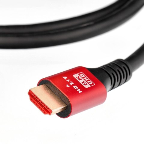 Kabel HDMI 2.1 8K 60Hz / 4K 120Hz - Ultra High Speed, HDR, eARC, VRR, 48Gbps 5 m czarny