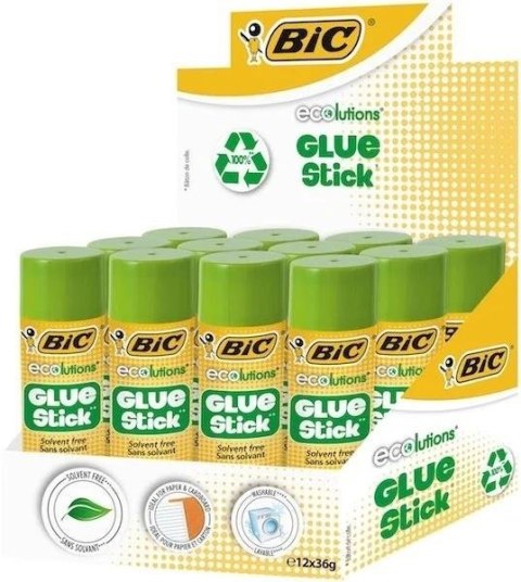 Klej Eco 36g (12szt) BIC