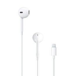 Oryginalne Słuchawki przewodowe douszne Apple A1748 EarPods MWTY3ZM/A Lightning blister białe