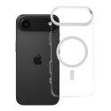 Etui na iPhone 17 AIR Frame Clear Hybrid Mag Cover zgodny z MagSafe transparentne