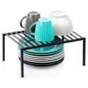 Półka Wkład do Szafki Kuchennej Składana Metal Loft 33 cm Czarna