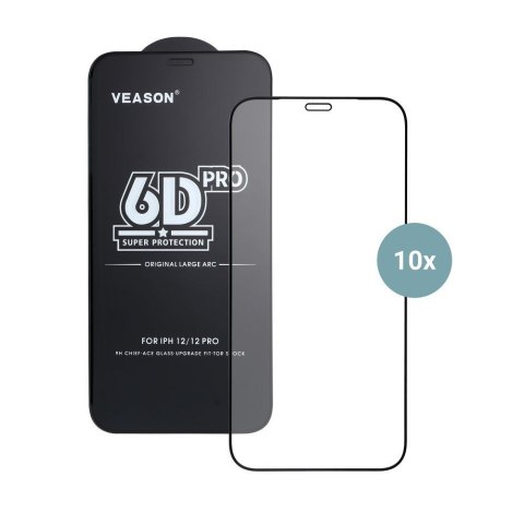 Szkło Hartowane 6D Pro Veason Glass (SET 10in1) - do Samsung Galaxy A34 5G czarny