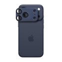 Szkło hartowane na aparat AR+AF Full Metal do IPHONE 17 PRO MAX niebieskie
