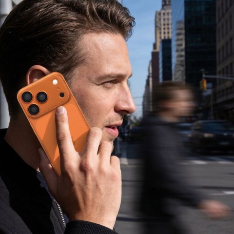 Szkło hartowane na aparat AR+AF Full Metal do IPHONE 17 PRO MAX pomarańczowe