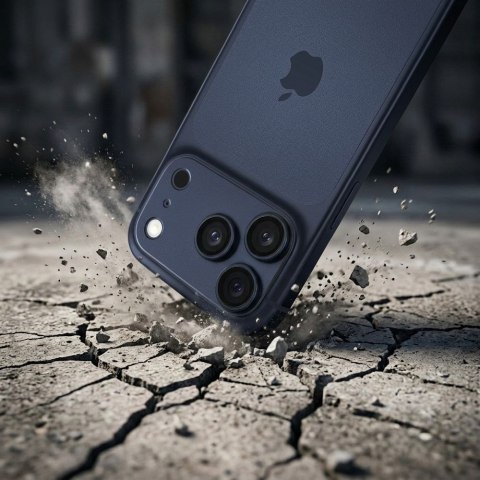 Szkło hartowane na aparat AR+AF Full Metal do IPHONE 17 PRO niebieskie