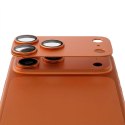 Szkło hartowane na aparat AR+AF Full Metal do IPHONE 17 PRO pomarańczowe