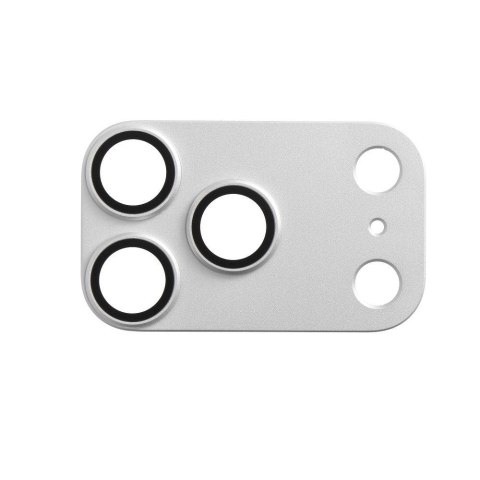 Szkło hartowane na aparat AR+AF Full Metal do IPHONE 17 PRO srebrne