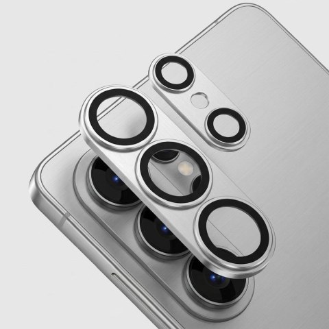Szkło hartowane na aparat AR+AF Full Metal do SAMSUNG S26 ULTRA srebrne