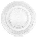 Talerz Obiadowy 25 cm Szkło Kryształowe Patera do Serwowania VILDE