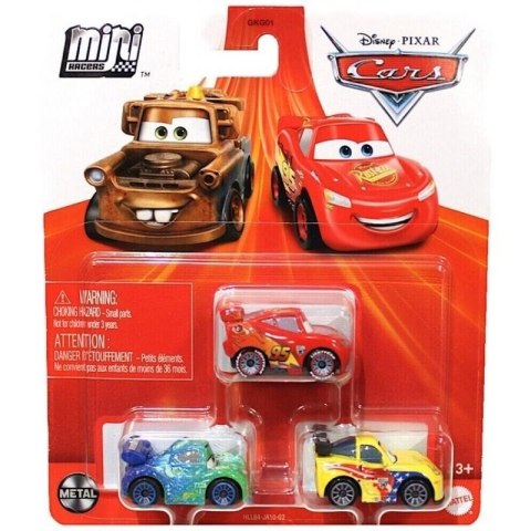 Cars Auta Mikroauta 3-pak