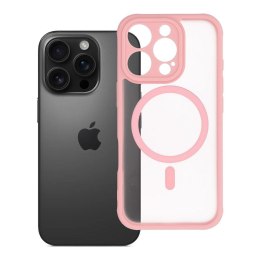 Etui na iPhone 16 PRO Full Matte Mag Cover zgodne z MagSafe jasnoróżowy