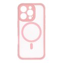 Etui na iPhone 16 PRO Full Matte Mag Cover zgodne z MagSafe jasnoróżowy
