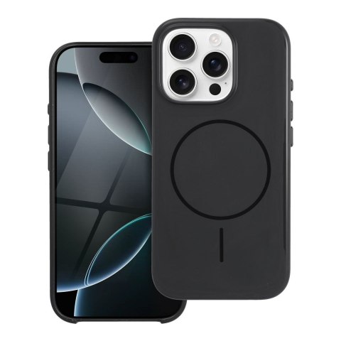 Etui na iPhone 17 AIR Premium Glossy Mag Cover zgodny z MagSafe i Camera Control button czarne