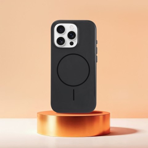 Etui na iPhone 17 AIR Premium Glossy Mag Cover zgodny z MagSafe i Camera Control button czarne