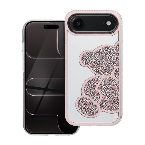 Etui na iPhone 17 AIR Teddy Bear różowe