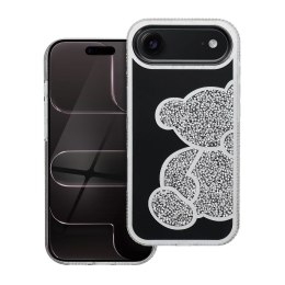 Etui na iPhone 17 AIR Teddy Bear srebrne
