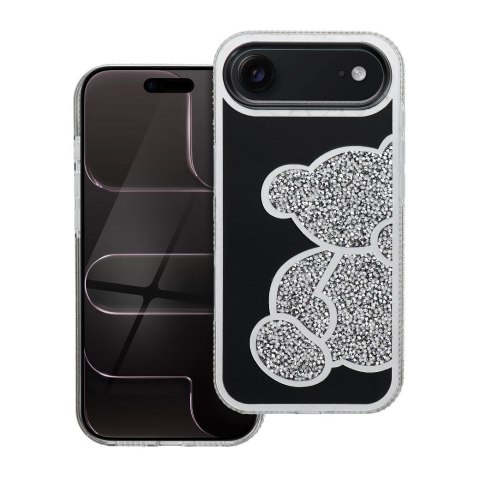 Etui na iPhone 17 AIR Teddy Bear srebrne