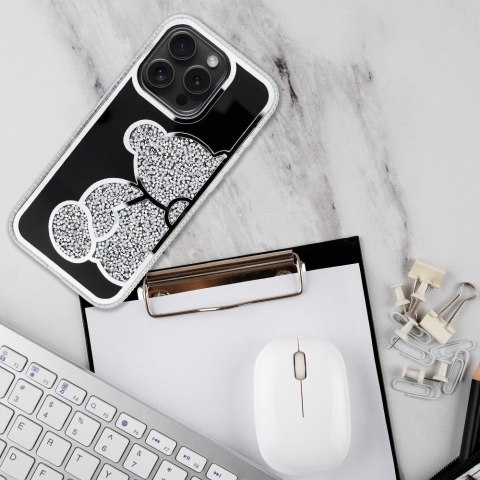 Etui na iPhone 17 AIR Teddy Bear srebrne