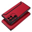 Etui z klapką na Samsung A27 Razor Book czerwone