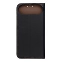 Etui z klapką na iPhone 17 AIR Smart Pro Book skórzane czarne