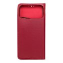 Etui z klapką na iPhone 17 PRO MAX / 18 PRO MAX Smart Pro Book skórzane bordowe