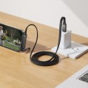 Kabel z podstawką USB C do USB C Hoco PD 60W 1,2 m U150 Exquisite czarny