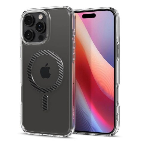 SPIGEN futerał ULTRA HYBRID MAG kompatybilny z MagSafe do IPHONE 16 Pro Max carbon fiber