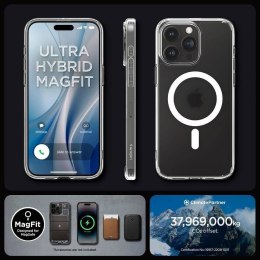 SPIGEN futerał ULTRA HYBRID MAG kompatybilny z MagSafe do IPHONE 16 Pro frost clear