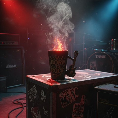 Kubek Gitara Elektryczna - Single Cut Style