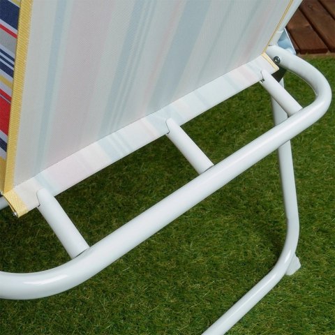 Krzesło Turystyczne Składane Ogrodowe Kolorowe Wytrzymałe VILDE