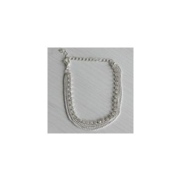 BRANSOLETKA KRYSZTAŁKOWA NA STOPĘ B187