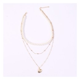Naszyjnik delikatny długi shell N711