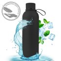 Bidon, butelka termiczna 500ML, stal nierdzewna z powłoką SOFT TOUCH czarny BD46CZ